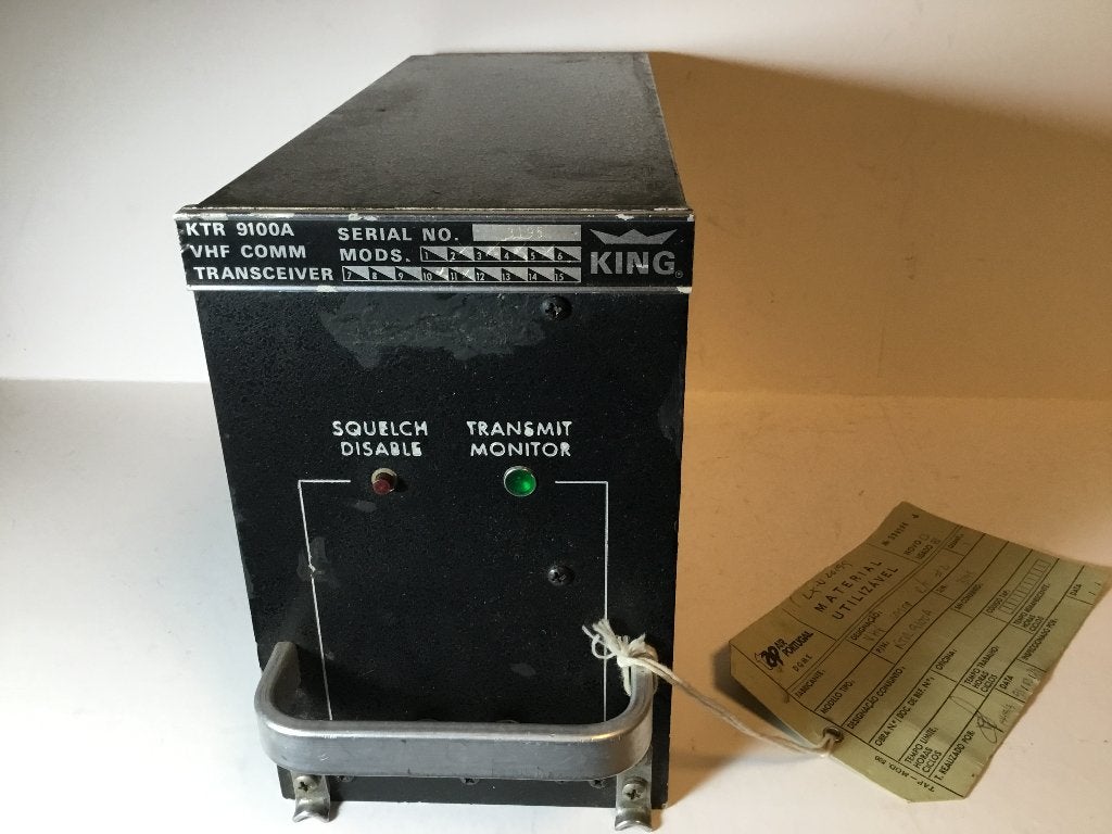 KING Airplane VHF Tranceiver KTR-9100A, Ophalen of Verzenden, Gebruikt, Zender en Ontvanger