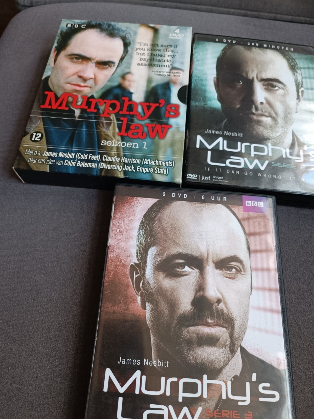 Murphy's law seizoen 1 t/m 3 - dvd, Vanaf 12 jaar, Ophalen of Verzenden, Zo goed als nieuw, Komedie