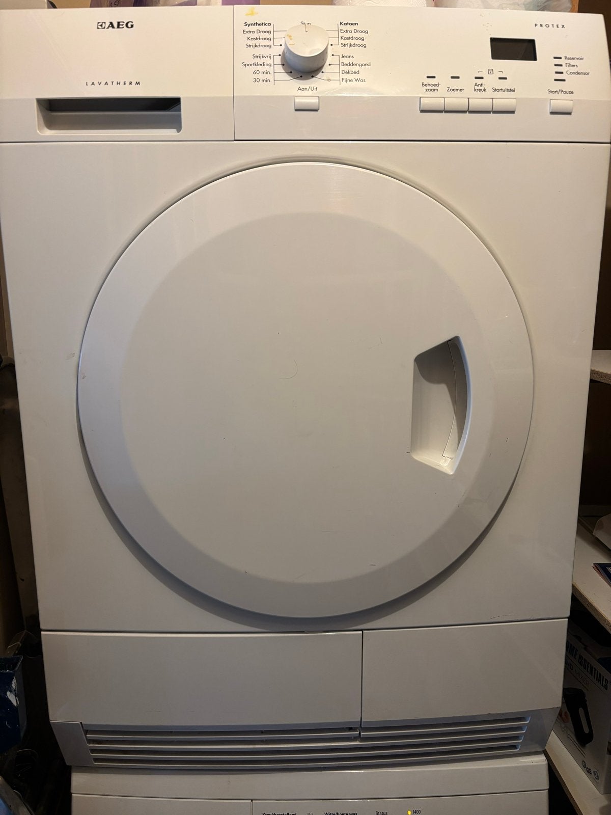 AEG Lavatherm Protex Condensdroger - Gebruikt, Ophalen, 6 tot 8 kg, Gebruikt, Voorlader