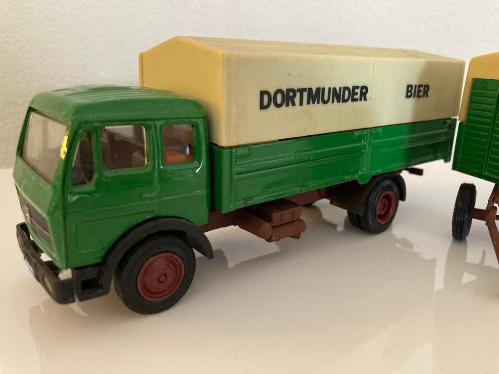 Mercedes Benz NZG Modelle No. 146 truck + aanhanger Germany, Ophalen, Gebruikt, Bus of Vrachtwagen, NZG