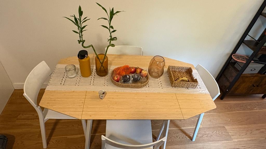 IKEA PS 2012 / JANINGE Table and 4 chairs, Ophalen, Overige materialen, 100 tot 150 cm, 50 tot 100 cm