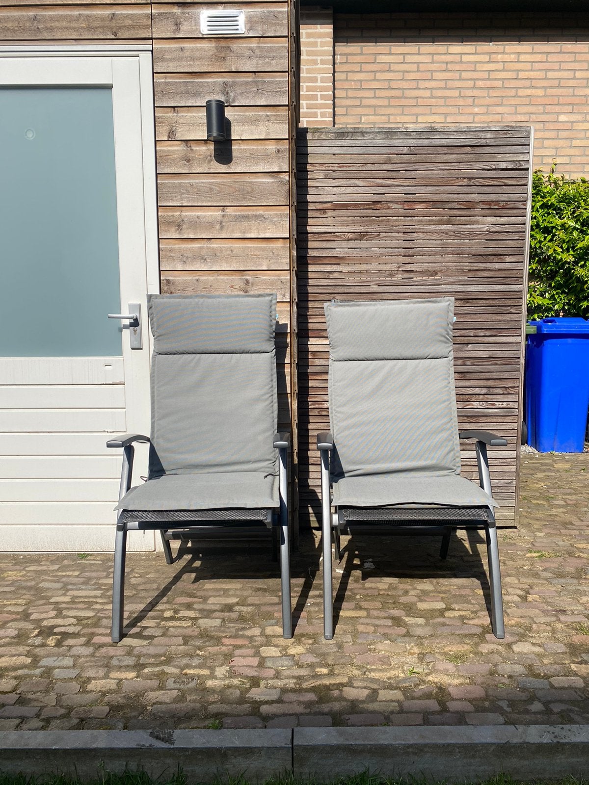 2x Hartman Summertime tuinstoelen, Tuin en Terras, Ophalen, Zo goed als nieuw, Kunststof