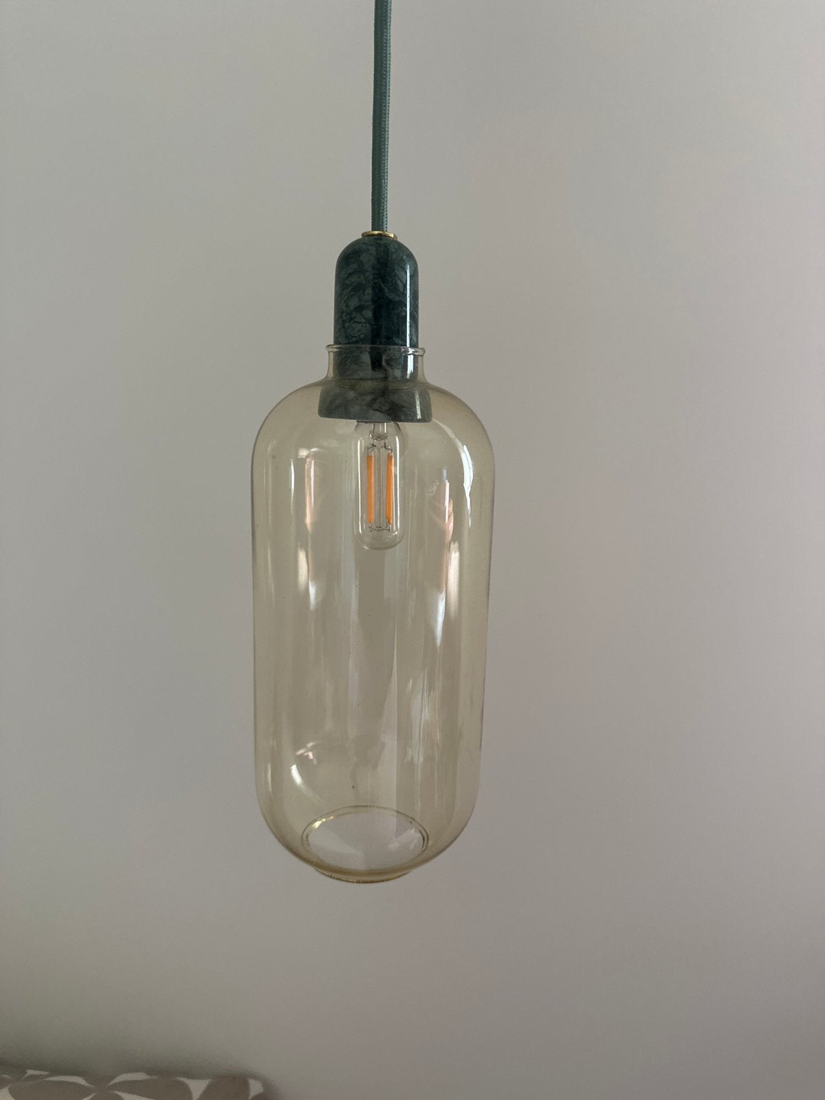 Normann Copenhagen Hanglamp met E14 fitting, Ophalen, Zo goed als nieuw, Glas, E14 (klein)
