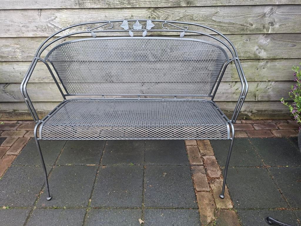 Tuinbank ijzer, Tuin en Terras, Tuinbanken, Ophalen of Verzenden, Gebruikt, Metaal