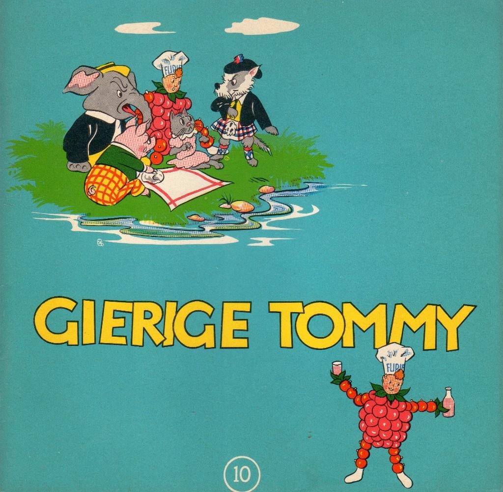 Flipje 10. Gierige Tommy. NR0804, Boeken, Stripboeken, Eén stripboek, Verzenden, Gelezen