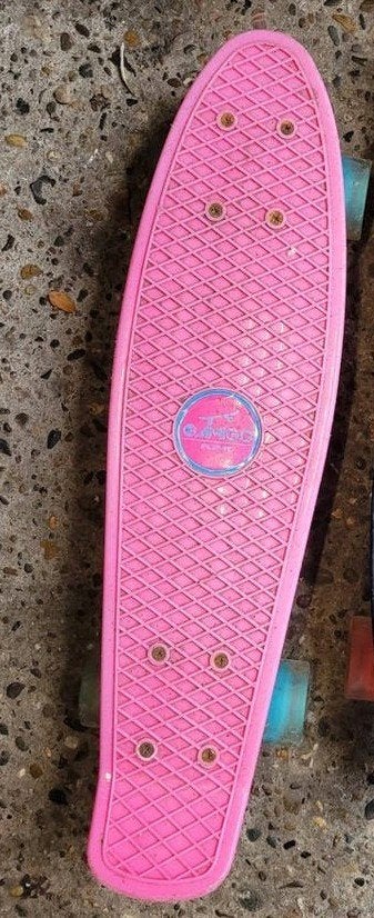 Penny board mini skateboard roze, Ophalen of Verzenden, Gebruikt