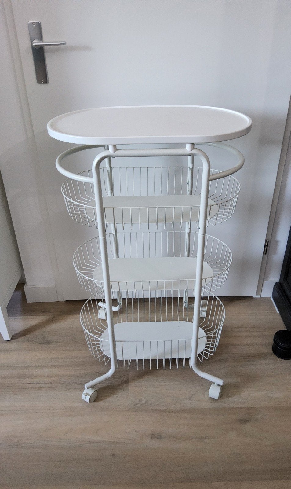 IKEA SPRUTT Trolley / Roltafel - Wit - In Nette Staat!, Ophalen, Zo goed als nieuw