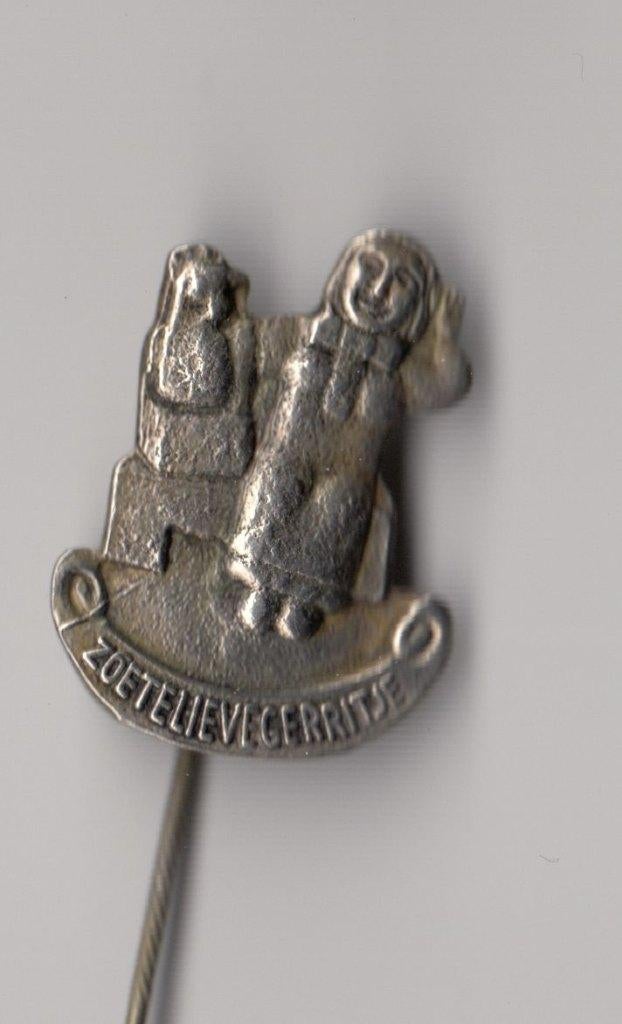 Den Bosch Zoete Lieve Gerritje speldje, Gebruikt, Niet vindbaar, Niet vindbaar, Speldje of Pin