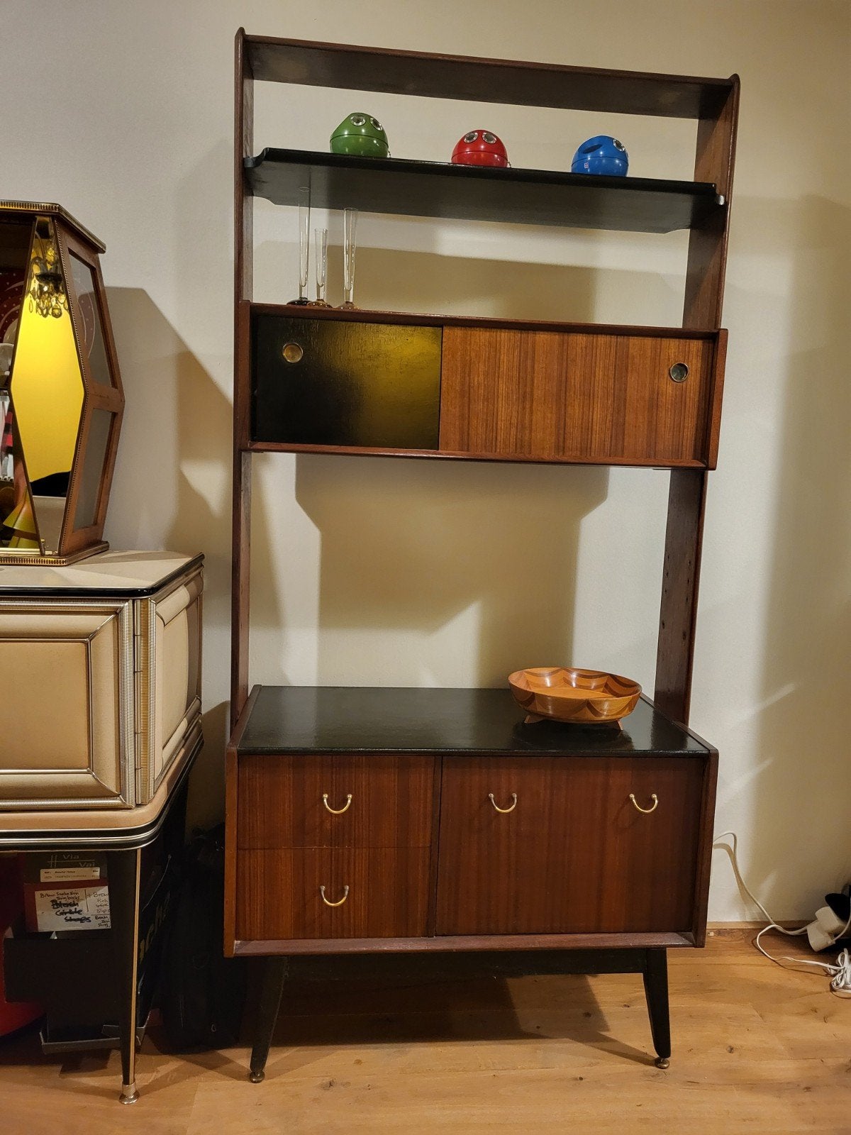 Vintage G Plan Room Divider / Boekenkast, Antiek en Kunst, Antiek | Meubels | Kasten, Ophalen
