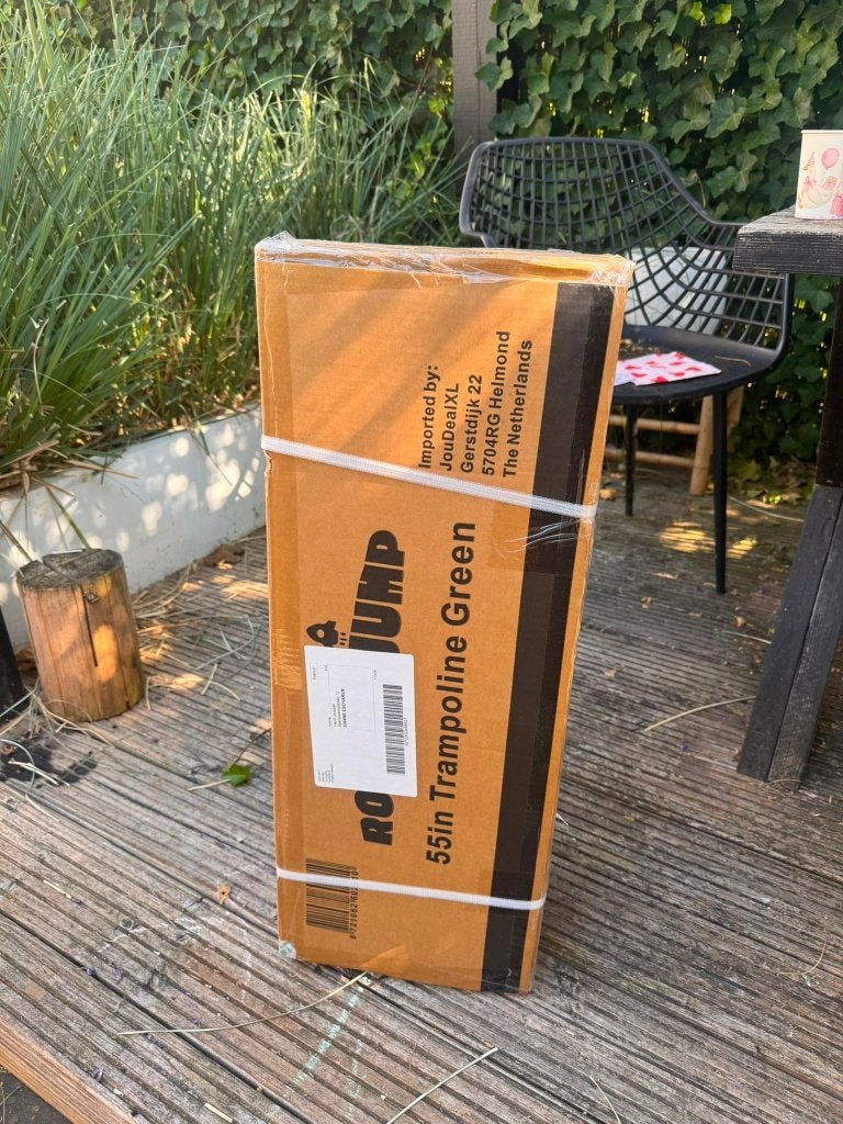 Kindertrampoline 140 cm- veiligheidsnet, Kinderen en Baby's, Speelgoed | Buiten | Trampolines, Ophalen, Nieuw