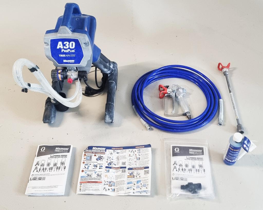 Graco A30ProPlus Airless Spraygun verfspuitsysteem compl.set, Doe-het-zelf en Verbouw, Schildersmaterialen, Ophalen of Verzenden