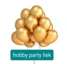 5x goudkleurige en 5x confetti ballonnen nr C196, Ophalen of Verzenden, Nieuw, Versiering, Verjaardag