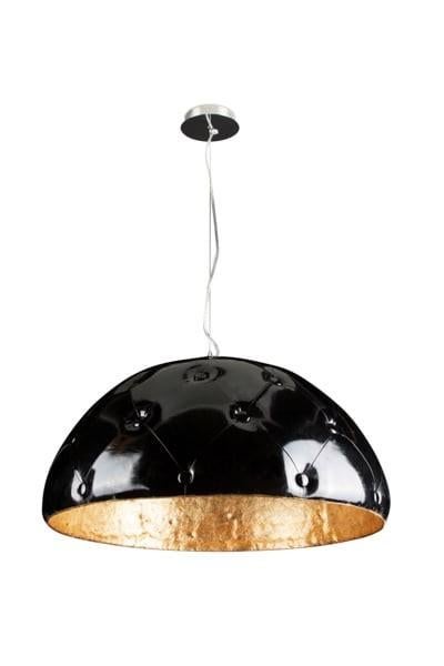 Linea Verdace hanglamp Chesterfield, zwart-goud 70 cm, Ophalen of Verzenden