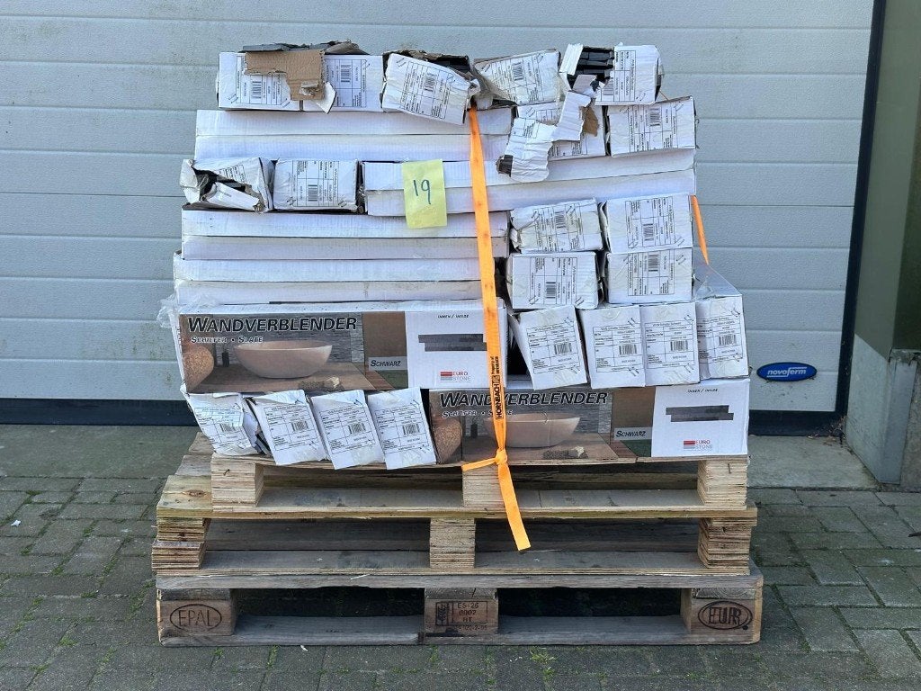 Wandbekleding van natuursteen, leisteen, zwart Z60/15, Ophalen, 40 tot 60 cm, Wandtegels, Nieuw
