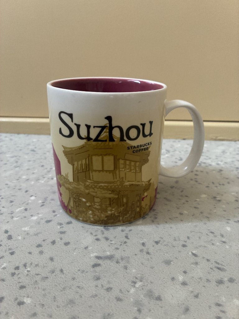 Starbucks Suzhou City Mug 2013 – 473 ml – Global Icon, Ophalen, Gebruikt, Glas, Overige stijlen