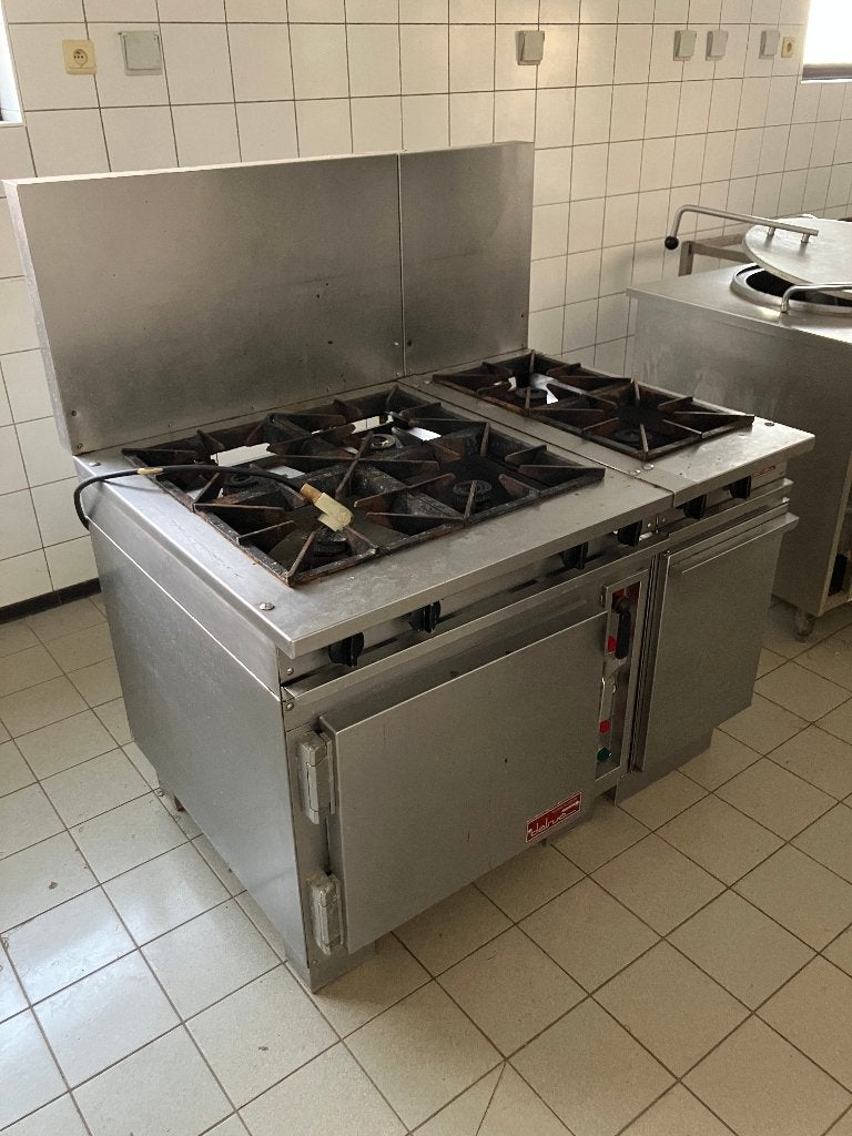 gasfornuis gas fornuis 92x1m20 hoogte: 85, Ophalen, Gebruikt, 60 cm of meer, 4 kookzones
