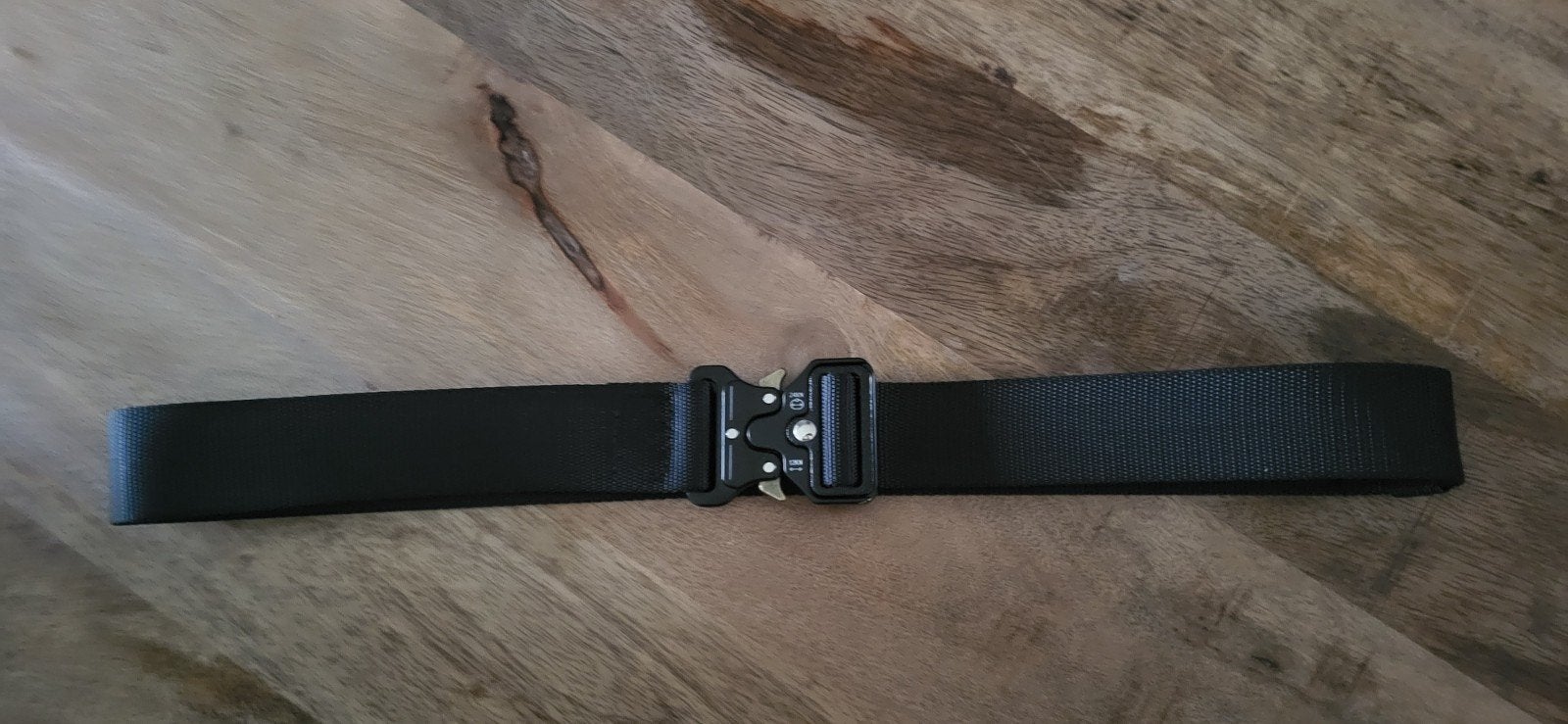 Nieuwe zwarte koppelriem met metalen gesp, Kleding | Heren, Ophalen of Verzenden, Nieuw, Zwart, Riem of Ceintuur