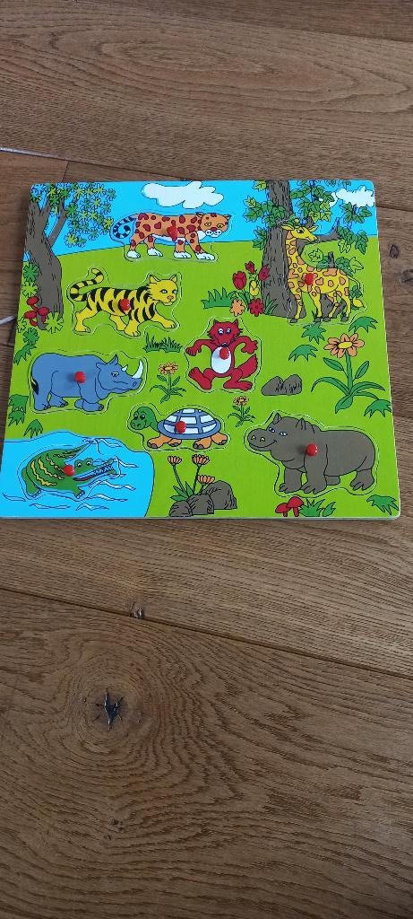 Puzzel, Ophalen, 2 tot 4 jaar, Gebruikt, Van hout