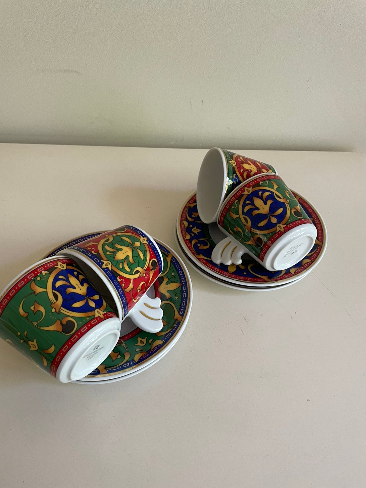 Heinrich Winterling Versace-stijl espresso kop en schotel se, Ophalen of Verzenden