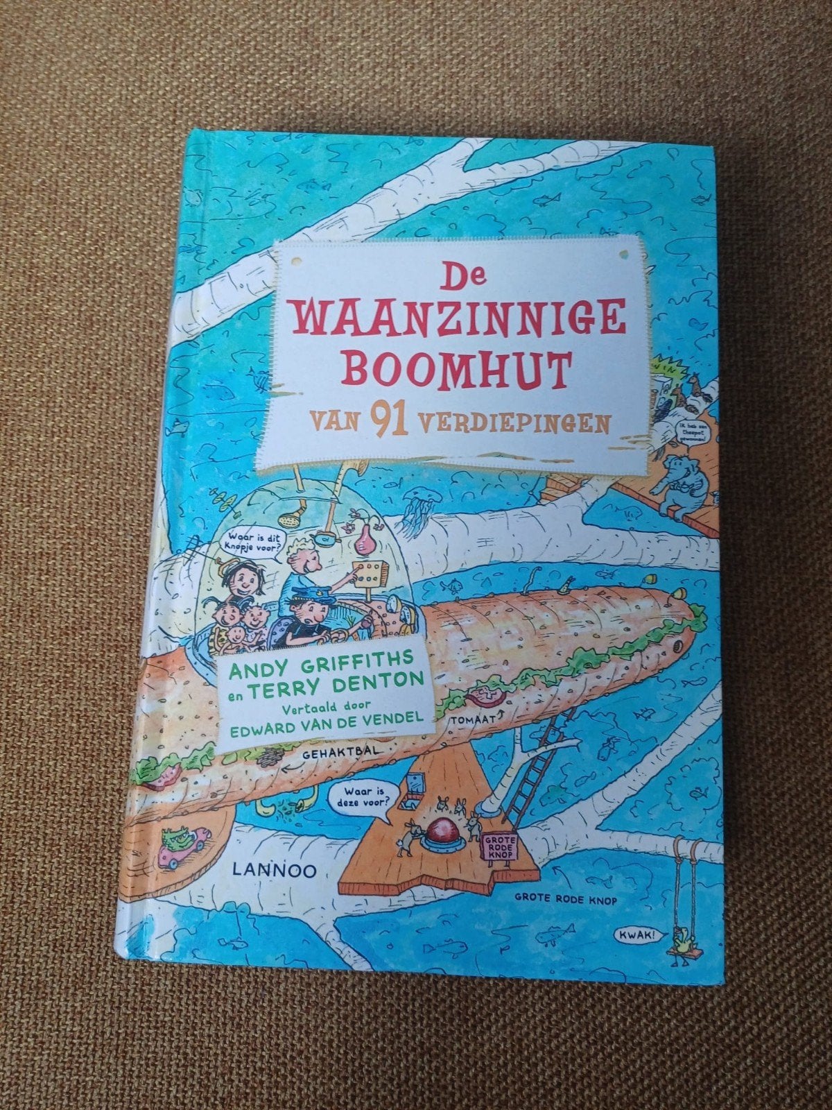 De waanzinnige boomhut, Boeken, Kinderboeken | Jeugd | 10 tot 12 jaar, Ophalen of Verzenden, Zo goed als nieuw