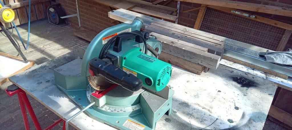 Afkortzaag, Ophalen of Verzenden, Gebruikt, 1200 watt of meer, Bandschuurmachine