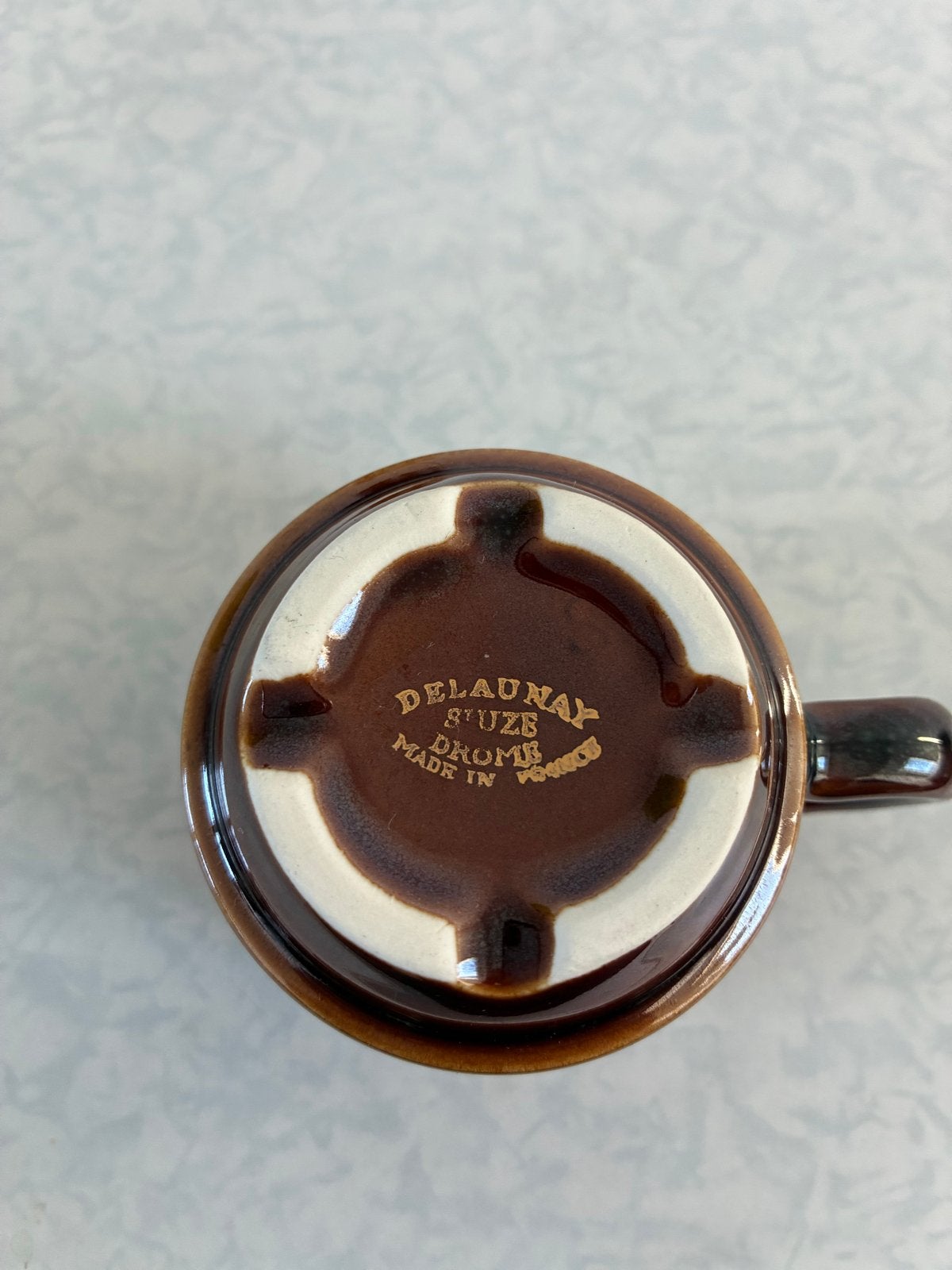 Set van 4 vintage Delaunay Suze Drome espressokopjes, Ophalen