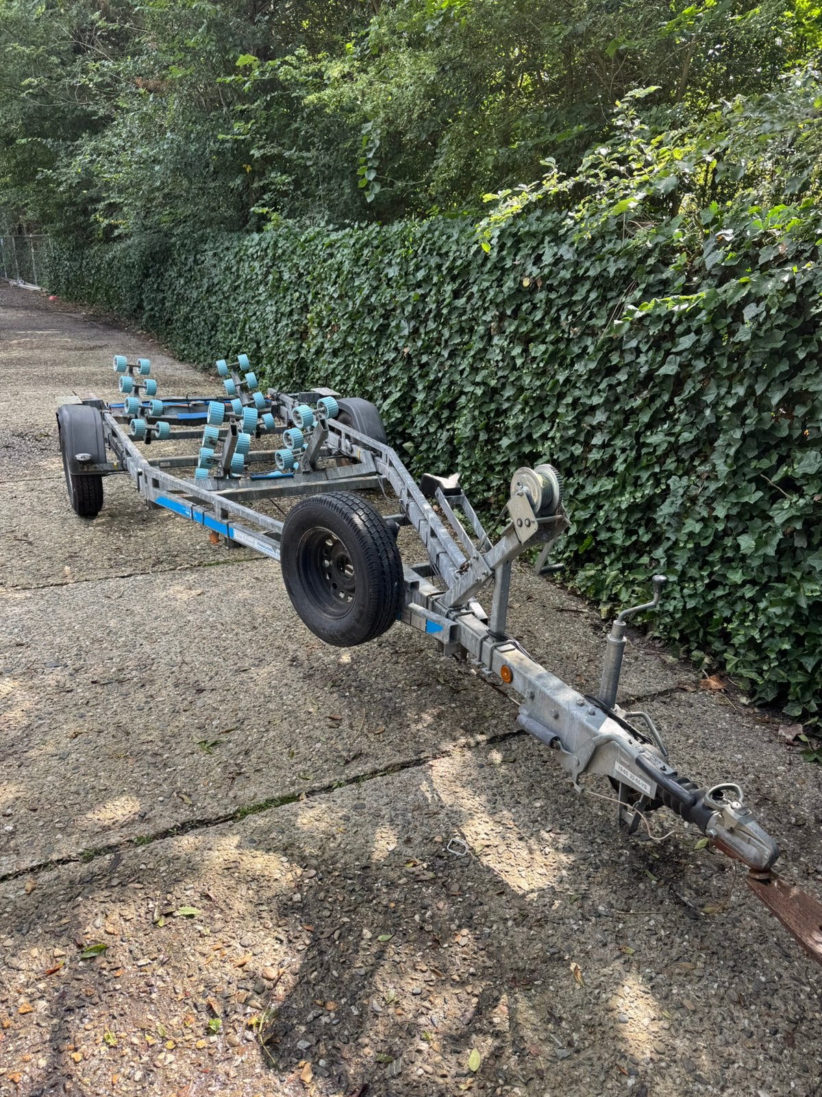Surrey (De Graaf) boottrailer geremd kenteken 1500kg bj 2012, Watersport en Boten, Boottrailers, Ophalen of Verzenden, Zo goed als nieuw