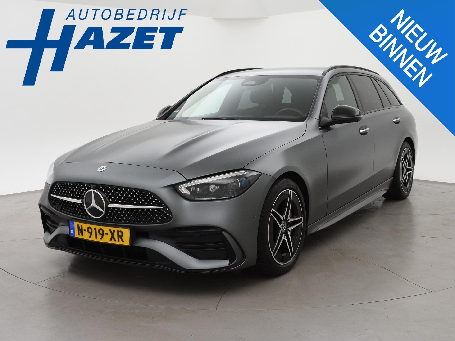 Mercedes-Benz C-klasse Estate 200 204 PK LAUNCH EDITION AMG, Automaat, 4 cilinders, Leder en Stof, Origineel Nederlands