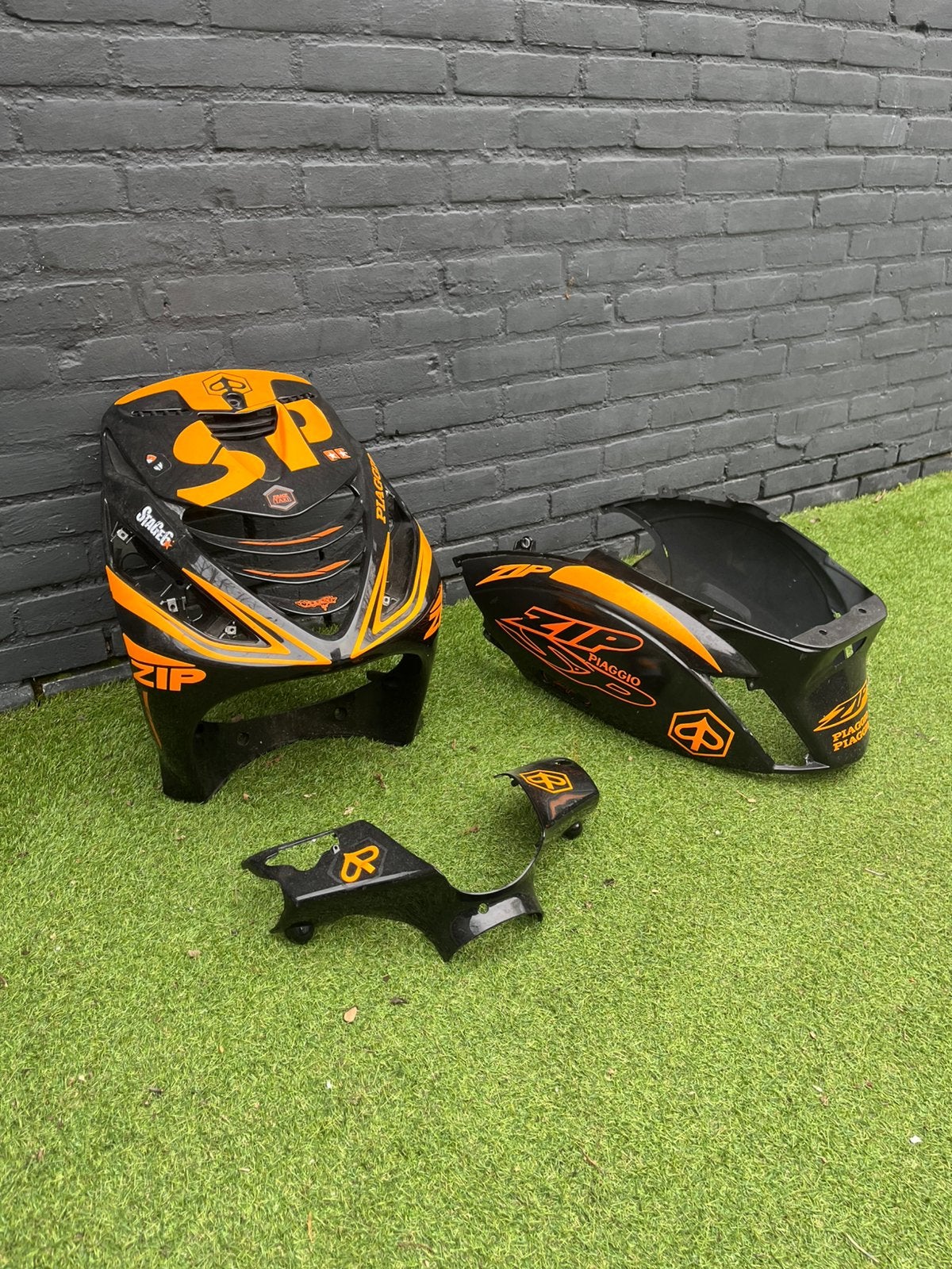 Piaggio zip custom kappenset, Ophalen, Gebruikt, Kap, Piaggio