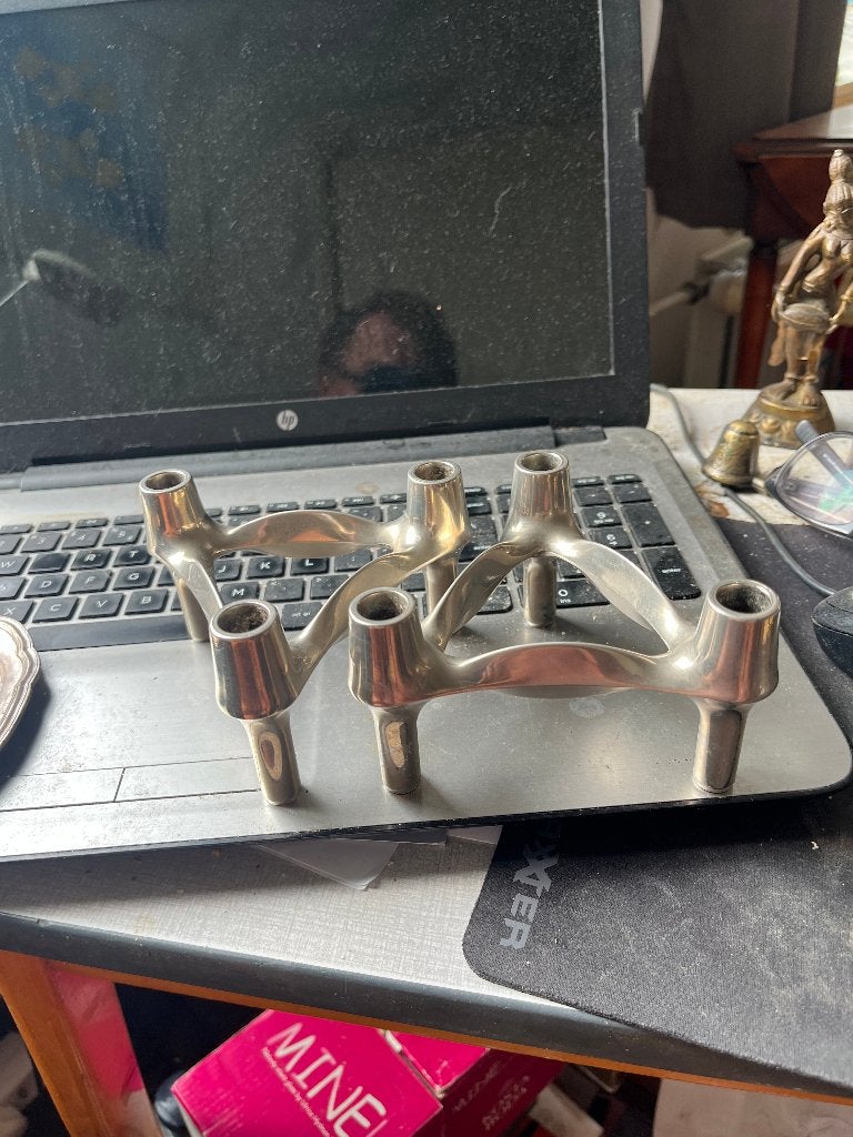 WMF STOFF NAGEL KANDELAAR, Ophalen of Verzenden, Overige materialen
