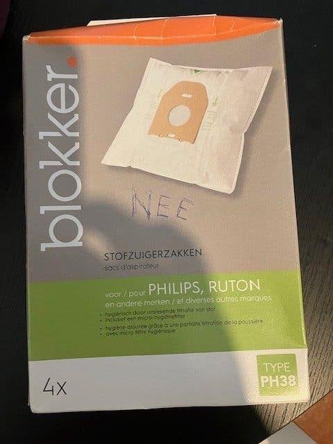 Stofzuigerzak Philips Ruton PH38 Gratis, Ophalen, Nieuw