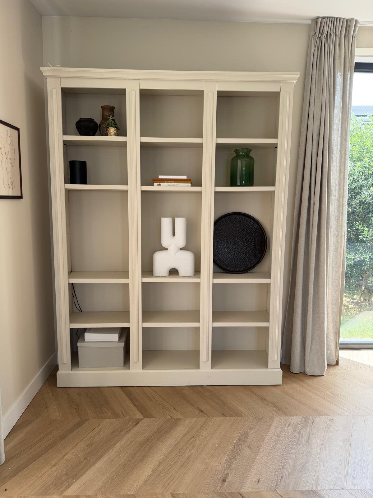 Open wandkast boekenkast, Ophalen, Zo goed als nieuw, 25 tot 50 cm, 200 cm of meer