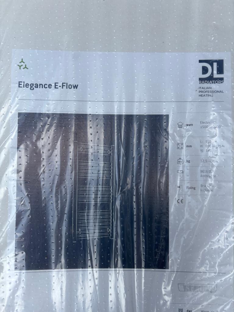 DL Radiator Elegance E-Flow 700W Wit, 500 tot 800 watt, Radiator, Minder dan 60 cm, Ophalen of Verzenden