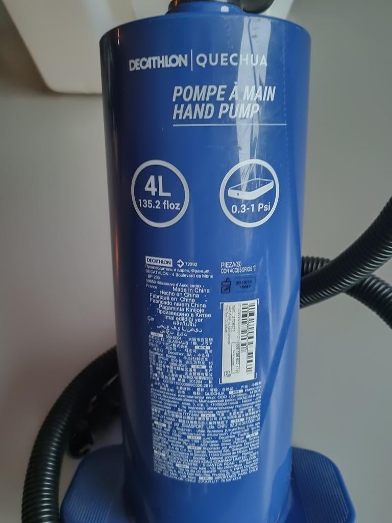 Decathlon Quechua handpomp 4liter, Ophalen of Verzenden