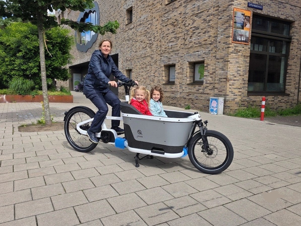 Showmodel Carqon bakfiets - Zo goed als nieuw, Overige merken, Elektrisch, Ophalen of Verzenden, Zo goed als nieuw