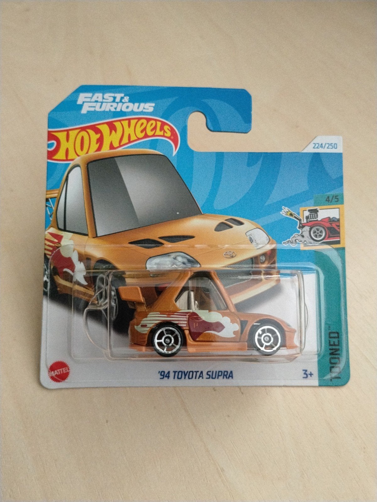 Hotwheels '94 Toyota supra hot wheels, Ophalen of Verzenden, Nieuw, Auto