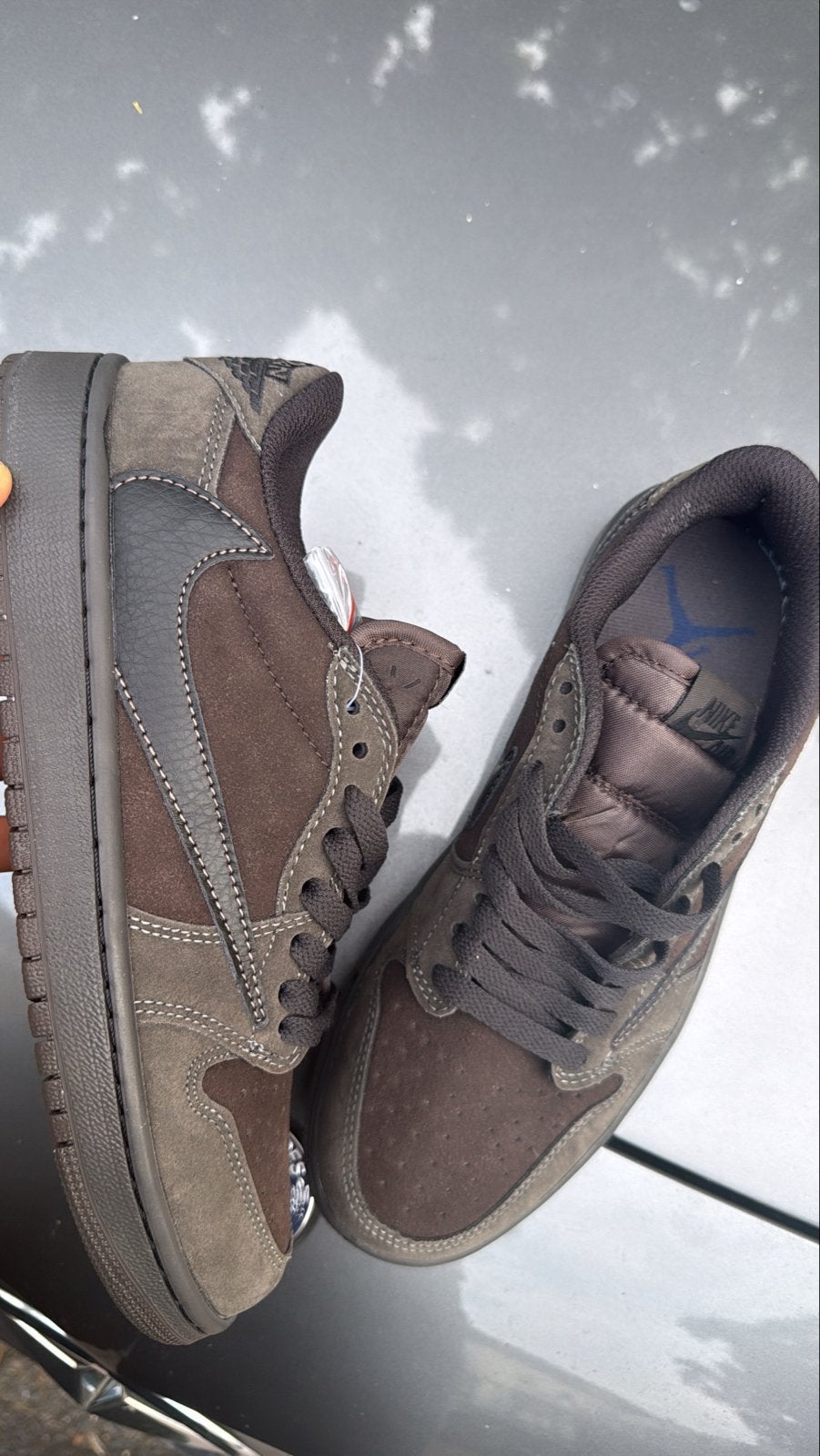 Travis Scott Sneakers Bruin Maat 40 (valt ruimer), Kleding | Heren, Ophalen of Verzenden, Nieuw, Bruin, Sneakers of Gympen