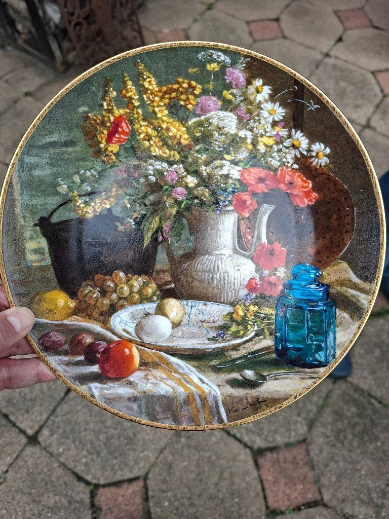 Geschilderd bord Kees van den Berg, Antiek en Kunst, Ophalen
