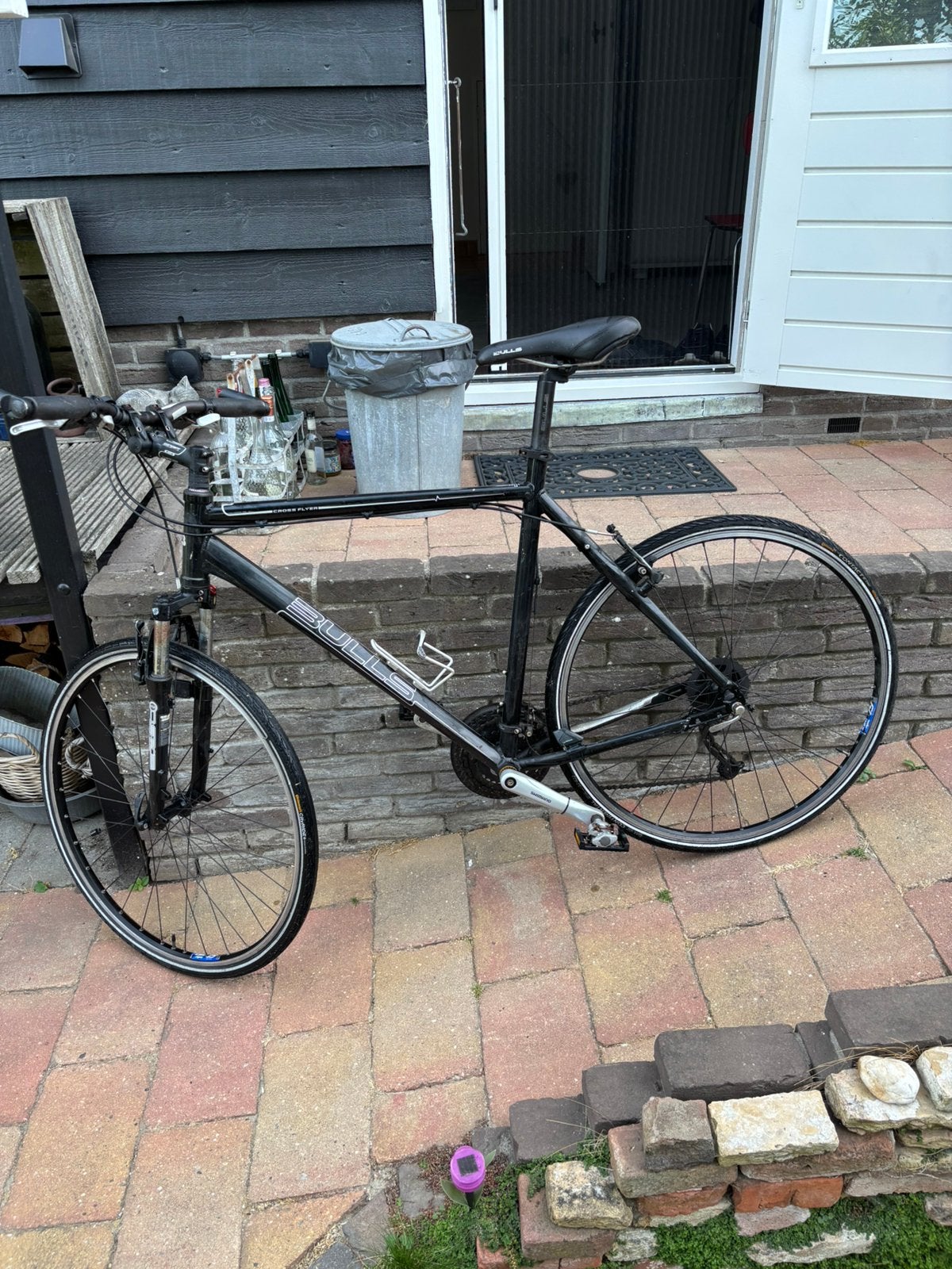 Fijne Bulls hybride racefiets., Fietsen en Brommers, 28 inch, Gebruikt, Vering, Velgrem