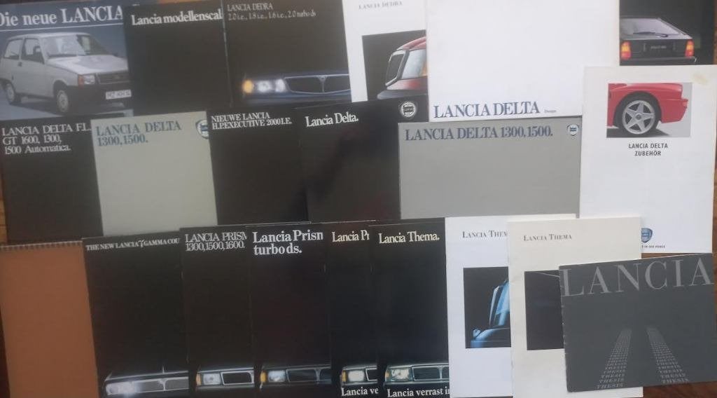 Collectie Lancia brochures:( 21x) 1976-2005, Gelezen, Ophalen of Verzenden, Overige merken, Lancia