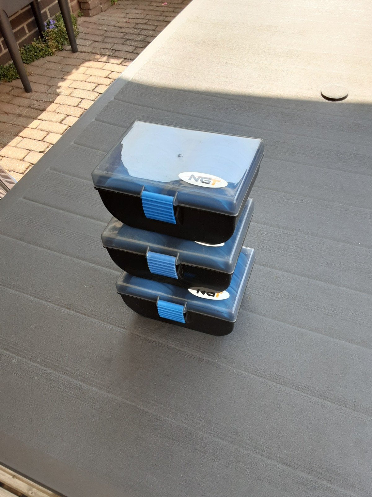 Drie opberg doosje van N.T.G.met ieder 10 spoelen, Ophalen, Zo goed als nieuw, Overige typen