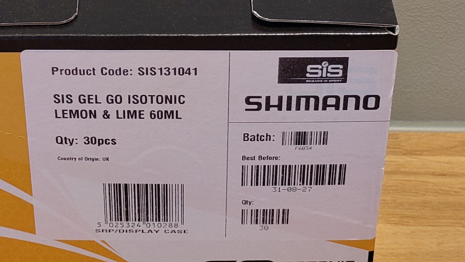 SIS Gel GO Isotonic 30 stuks Lemon & Lime, Ophalen of Verzenden, Nieuw, Overige typen