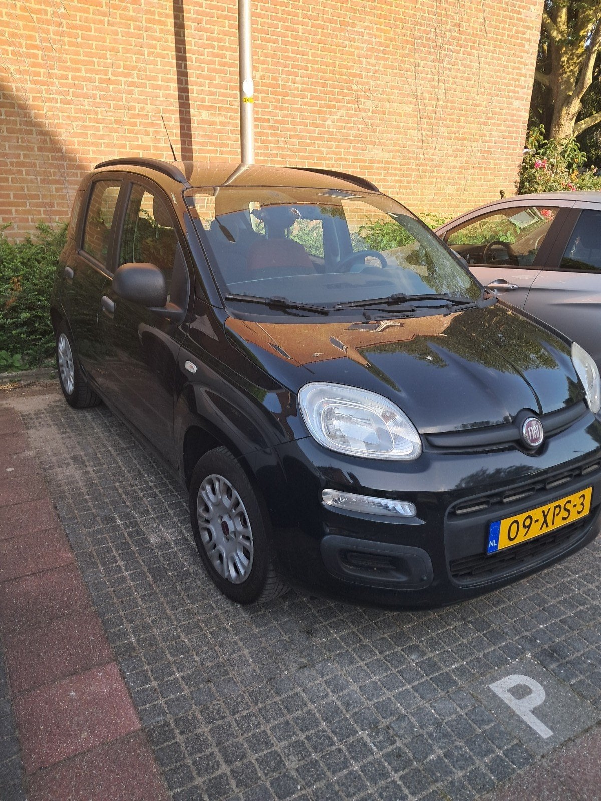 Fiat Panda Twinair 85 2012 Zwart, Auto's, Fiat, Voorwielaandrijving, 40 €/maand, Panda, Zwart
