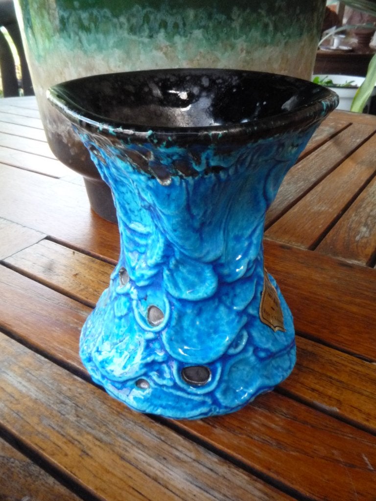 vintage retro fat lava vaasje Cyclope France, Ophalen of Verzenden, Huis en Inrichting