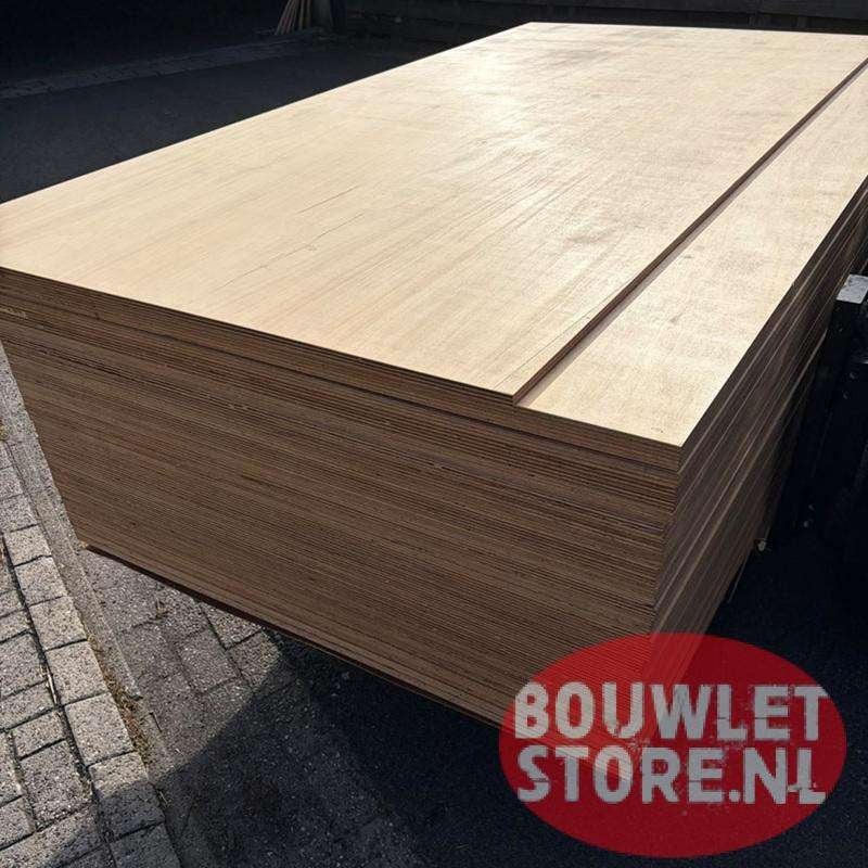 Multiplex 18 mm | Hardhout Indonesisch IHP | Wit gegrond