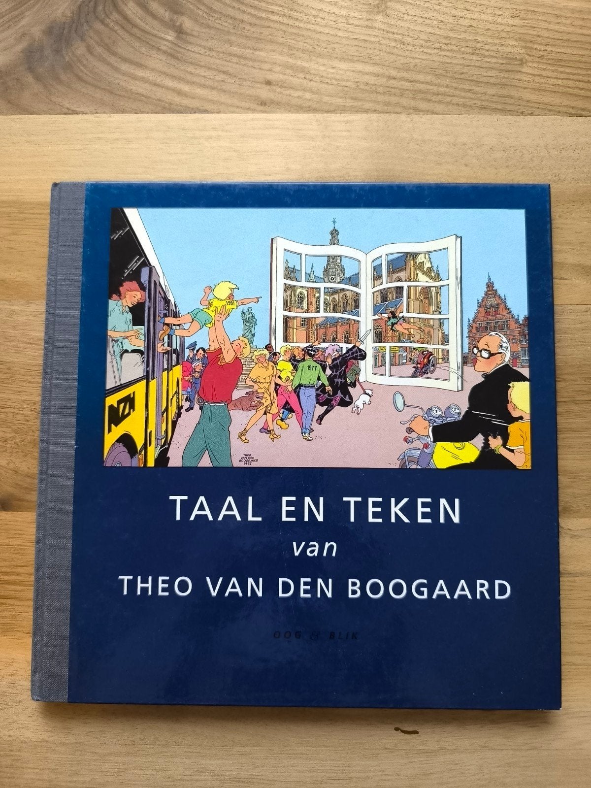 Taal en Teken van Theo van den Boogaard - Hardcover, Boeken, Eén stripboek, Ophalen of Verzenden, Zo goed als nieuw, Theo van den Boogaard