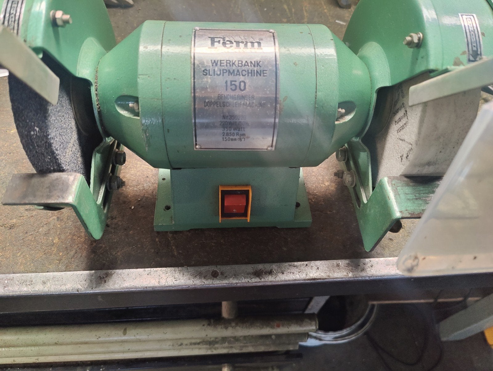 Ferm werkbank slijpmachine, Ophalen, Gebruikt, Minder dan 700 watt, Werkbankslijpmachine