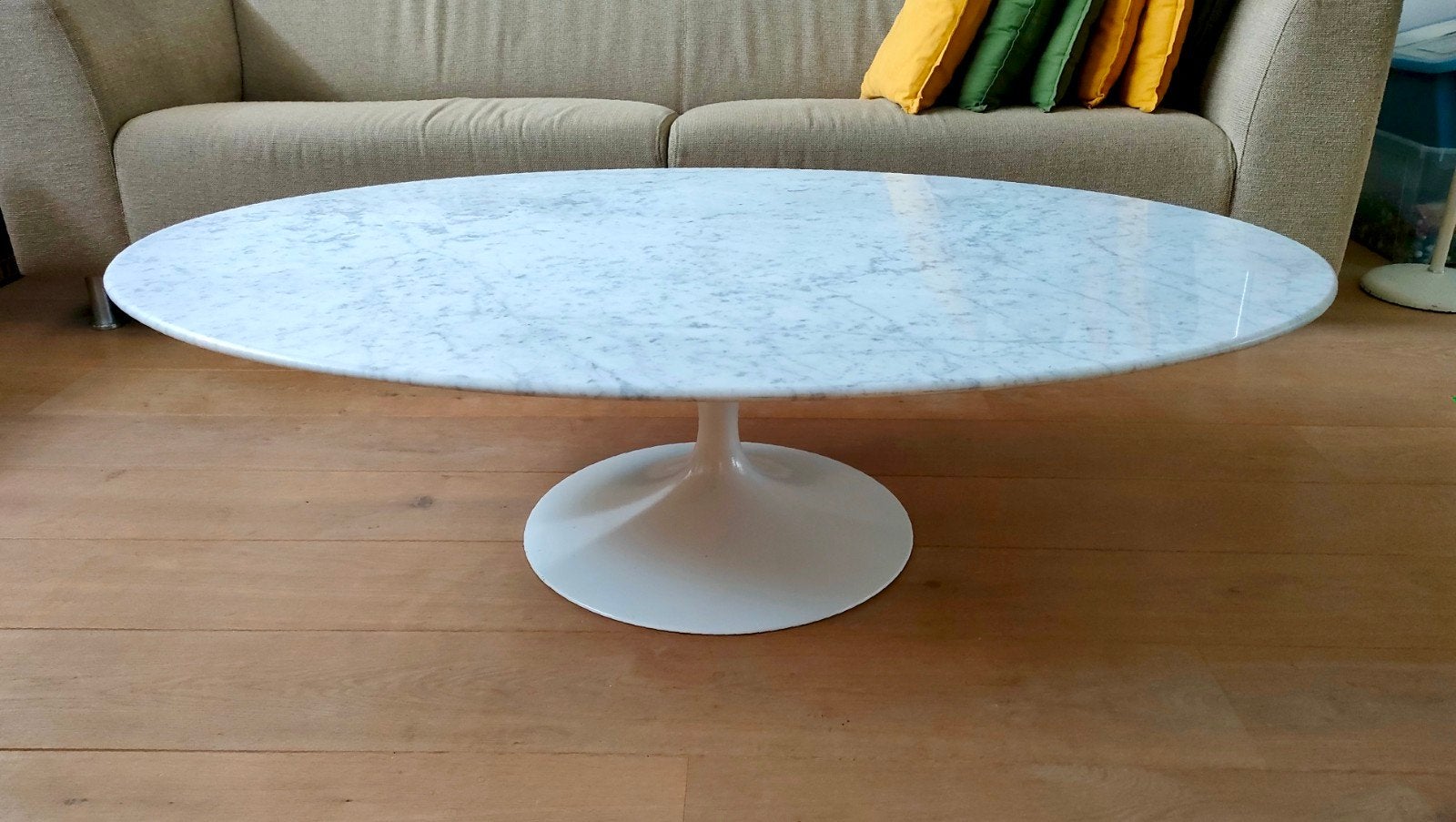 knoll international salontafel eero saarinen design tafel, Ophalen, Gebruikt, 100 tot 150 cm, 50 tot 100 cm