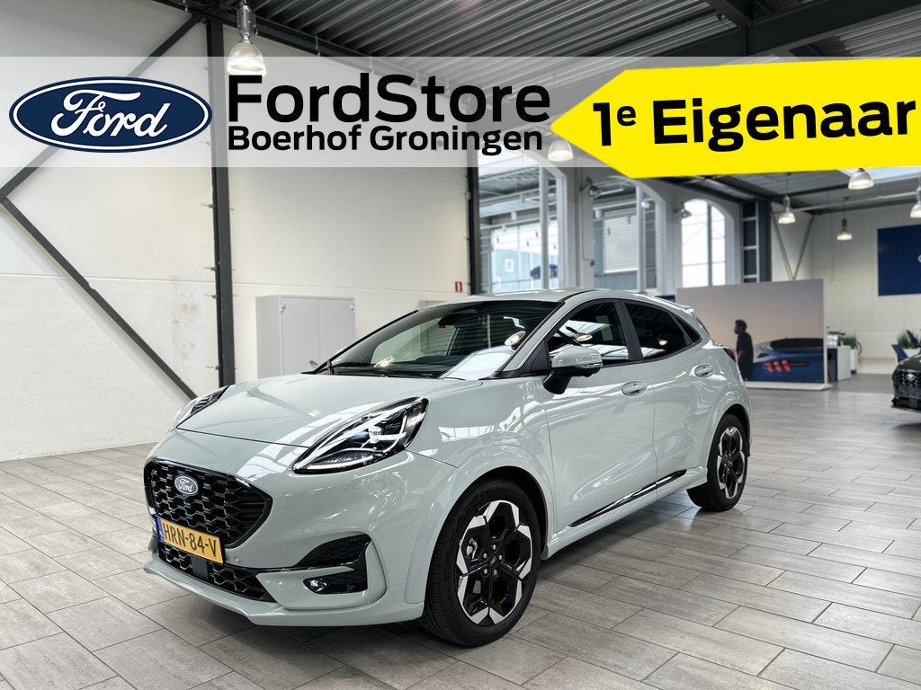 Ford Puma EcoBoost Hybrid 125 pk ST-Line X | Trekhaak | Wint, Auto's, Ford, 12 maanden, 125 pk, Origineel Nederlands, Bedrijf