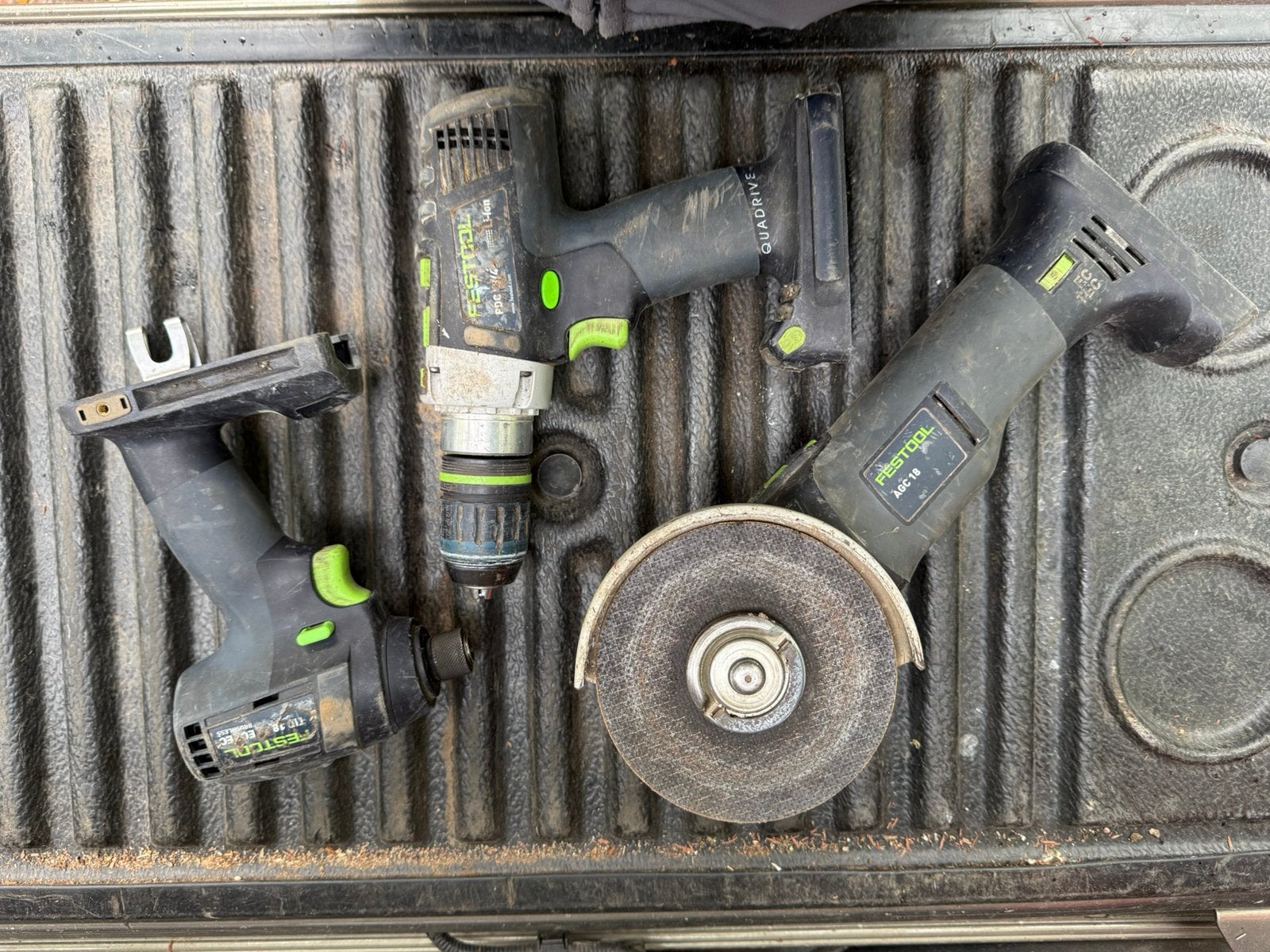 Festool slijper, schroefmachine en boormachine